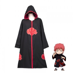 Naruto Akatsuki Cosplay Anime Costume Hooded Cloak