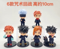 Jujutsu Kaisen Cartoon Character Collectible Anime Figure (6pcs/set)