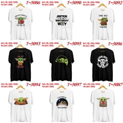 12 Styles Baby Yoda Cosplay Color Printing Anime T shirt