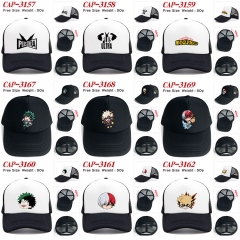 16 Styles Boku no Hero Academia/My Hero Academia Anime Baseball Cap and Hat