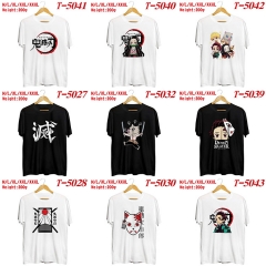 18 Styles Demon Slayer: Kimetsu no Yaiba Cosplay Color Printing Anime T shirt