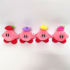 14CM Kirby Cartoon Character Anime Plush Toy Doll (4pcs/set)