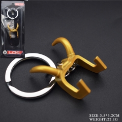 Marvel The Avengers Loki Movie Metal Keychain