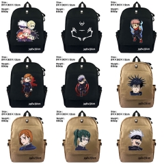 18 Styles Jujutsu Kaisen Canvas Backpack Bag