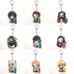 14 Styles Demon Slayer: Kimetsu no Yaiba Character Acrylic Anime Keychain