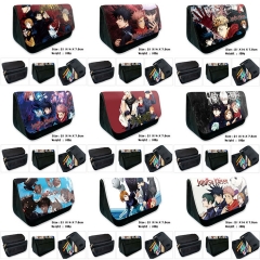 17 Styles Jujutsu Kaisen Cartoon Pattern Single Layer Nylon Waterproof Anime Pencil Bag