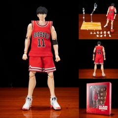 18CM Slam Dunk Kaede Rukawa11 Anime PVC Figure