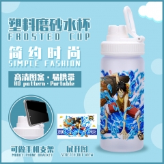 海贼王 动漫磨砂塑料水杯