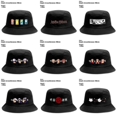 12 Styles Jujutsu Kaisen Popular Game Fisherman Sun Hat Cap Anime Bucket Hat