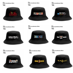 9 Styles One Piece Popular Game Fisherman Sun Hat Cap Anime Bucket Hat