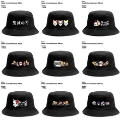 11 Styles Demon Slayer: Kimetsu no Yaiba Popular Game Fisherman Sun Hat Cap Anime Bucket Hat
