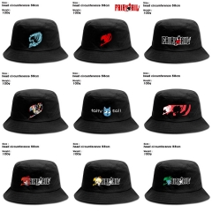 11 Styles Fairy Tail Popular Game Fisherman Sun Hat Cap Anime Bucket Hat