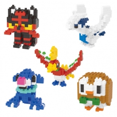 5 Styles Pokemon Anime Miniature Building Blocks