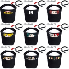 11 Styles Boku no Hero Academia/My Hero Academia Anime Visor Sun Hat and Cap