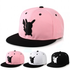 3 Colors Pokemon Pikachu Kawaii Design Cartoon Hat Hip Hop Anime Reseau Baseball Cap