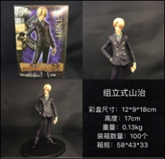 17CM One Piece Vinsmoke Sanji Cartoon Toys Japanese Anime PVC Figure