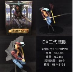 18.5CM One Piece Dracule Mihawk Cartoon Toys Anime PVC Figure