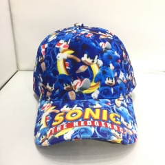 2 Styles Super Sonic Cartoon Cosplay Baseball Cap Anime Canvas Hat