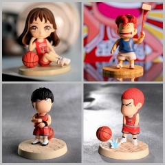 5CM 4 Styles Slam Dunk Sakuragi Hanamichi and Kaede Rukawa and Haruko Akagi anime figure