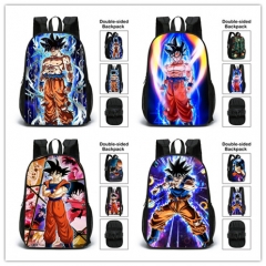 5 Styles Dragon Ball Z Polyester Canvas School Student Anime Backpack Double Side Bag