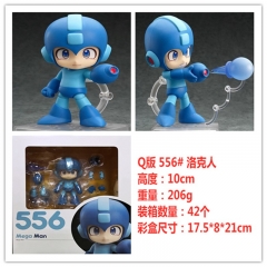Q版粘土 Rockman 元祖 556# 洛克人 打手炮 可动换脸公仔，一件42个，高约10cm