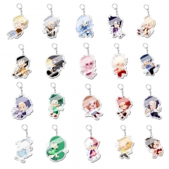 20 Styles My Hero Academia Cartoon Pendant Anime Acrylic Keychain