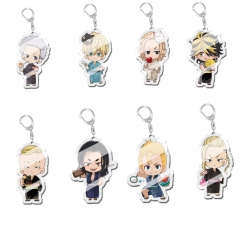 8 Styles Tokyo Revengers Cartoon Pendant Anime Acrylic Keychain