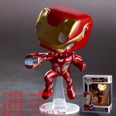 动漫FUNKO POP复仇者联盟3 285#钢铁侠 Thanos 弹簧公仔摆件