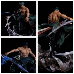 One Piece Zoro Cartoon Character Model Toy Japanese Anime PVC Figure