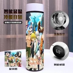 七大罪 动漫游戏全彩真空双层 智能保温杯 500ML（带电）