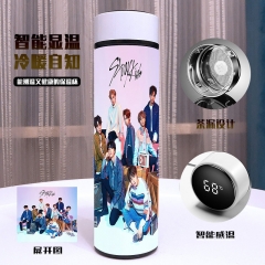 韩国男子组合Stray Kids 动漫游戏全彩真空双层 智能保温杯 500ML（带电）