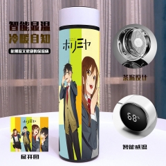 堀与宫村 动漫游戏全彩真空双层 智能保温杯 500ML（带电）