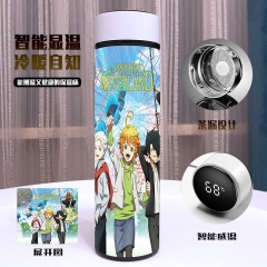 约定的梦幻岛 动漫游戏全彩真空双层 智能保温杯 500ML（带电）