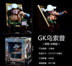 海贼王 GK 乌索普 相框 冰箱贴 盒装手办摆件 高11cm