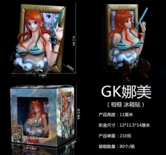 海贼王 GK 娜美 相框 冰箱贴 盒装手办摆件 高11cm