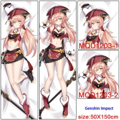 6 Styles Genshin Impact Body Bolster Soft Long Print Sexy Girl Pattern Pillow 50*150cm