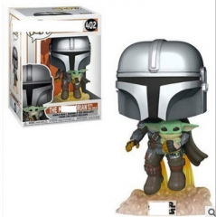 Funko POP Star War The Mandalorian Yoda Cartoon Japanese Toy Doll Anime PVC Figure #402