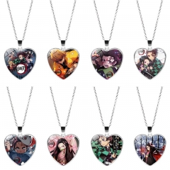 11 Styles Demon Slayer: Kimetsu no Yaiba Alloy Material Anime Necklace