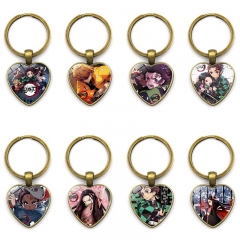 13 Styles Demon Slayer: Kimetsu no Yaiba Alloy Material Anime Keyring