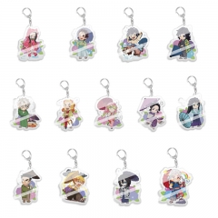 21 Styles Demon Slayer: Kimetsu no Yaiba Cartoon Pendant Anime Acrylic Keychain