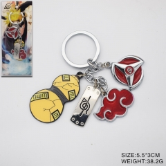 Naruto Anime Cartoon Metal Alloy Keychain