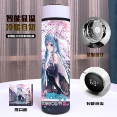 初音未来 动漫游戏全彩真空双层 智能保温杯