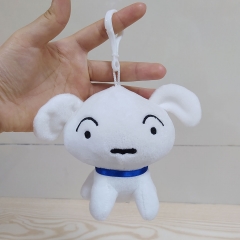 Crayon Shin-chan Shiro Anime Plush Toy Pendant