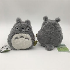 TOTORO宫崎骏新款龙猫公仔零钱包毛绒收纳小袋子 14CM