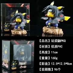 Pokemon Pikachu Cos Naruto Uchiha Itachi Cartoon Model Toys Statue Anime PVC Figure