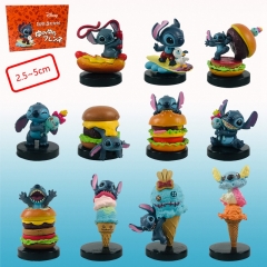 11 PCS/SET Lilo & Stitch Cartoon Anime PVC Figure