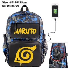 14 Styles Naruto Anime Cartoon Nylon Backpack Students Bag