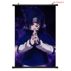 7 Styles 2 Designs Naruto Cartoon Wallscrolls Waterproof Anime Wall Scroll