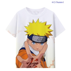 12 Styles Naruto Japanese Cartoon Color Printing Cosplay Anime T-shirt