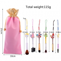 2 Styles Pokemon Alloy Material Anime Makeup Brush Set